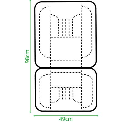 18. DUNLOP HEATED CAR SEAT CUSHION 12V 35W/45W