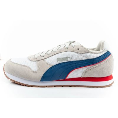 2. Puma sports shoes men's sneakers ST Miler fashionable comfortable light gray white