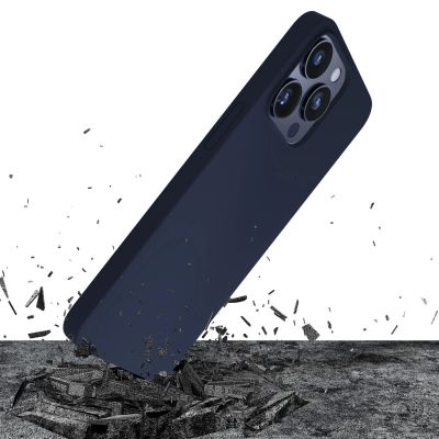 2. 3mk Silicone Case for iPhone 16 Pro - Navy Blue