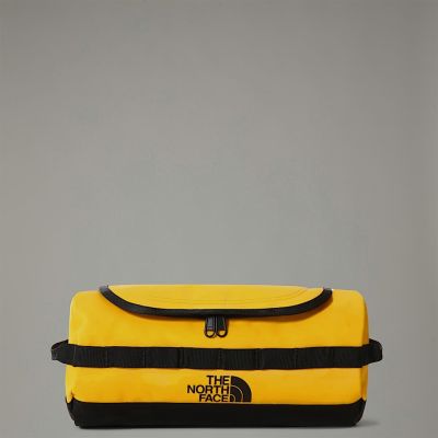 Base Camp Travel Canister L-Summit Gold-TNF Black-NPF THE NORTH FACE cosmetic bag