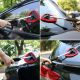9. DUNLOP MICROFIBER GLASS AND MIRROR WATER WIPER MOVABLE, ADJUSTABLE HANDLE 21-37CM