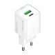 Wozinsky WWC-35W GaN USB-A + USB-C Wall Charger - White