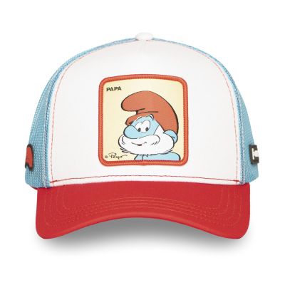 2. Capslab Smurfs Papa Smurf Trucker Cap - CL/SMU/1/CT/PAPAB