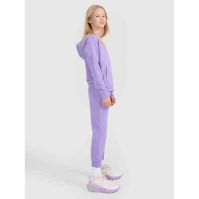 4. Girls' jogger sweatpants 4F 4FJWSS25TTROF1099-51S