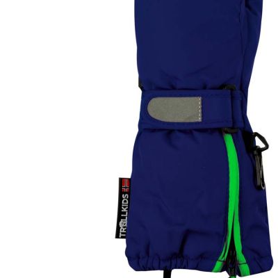 2. Trollkids Kids Troll Mitten XT Waterproof Blue Winter Gloves (928-100)