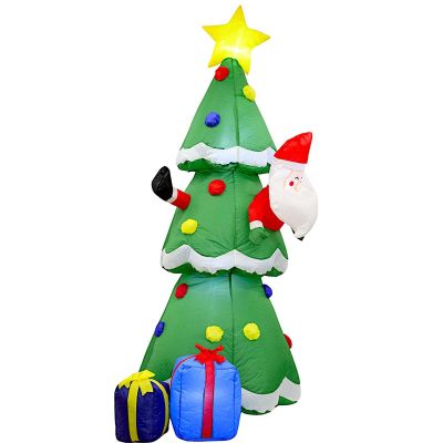 2. SELF-INFLATABLE INFLATABLE CHRISTMAS TREE OUTDOOR 183CM LED