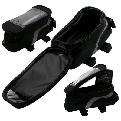 5. XQMAX FRAME BIKE BAG WITH PHONE CASE