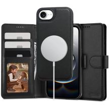 Tech-Protect Wallet MagSafe Case for iPhone 16e / 17e - Matte Black