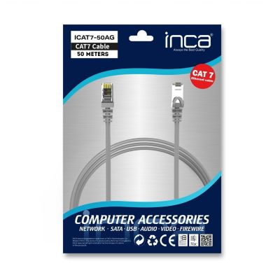 3. Inca ICAT7-50AG Network Cable Gray 50m Cat7 S/FTP (S-STP)