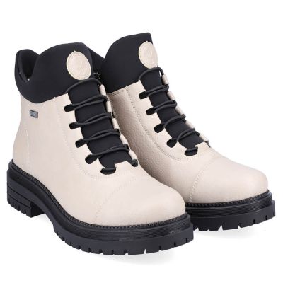 29. Waterproof, Comfortable Beige Women’s Insulated Ankle Boots Rieker Y3163-60