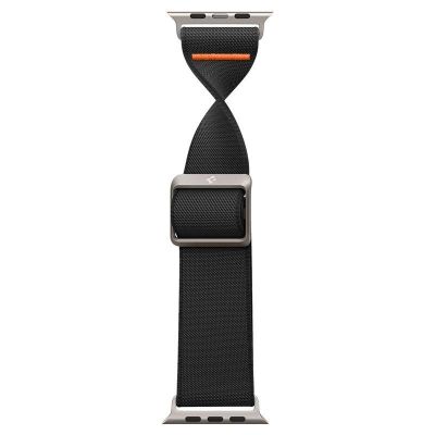 15. Spigen Fit Lite Ultra Strap for Apple Watch 4/5/6/7/8/9/SE/Ultra (42/44/45/49 mm) - Black