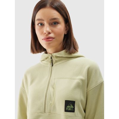 5. Women's regular hooded fleece 4F 4FWAW24TFLEF248-44S