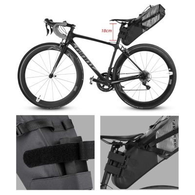 4. Rockbros AS-013 10L Seat Bag - Black