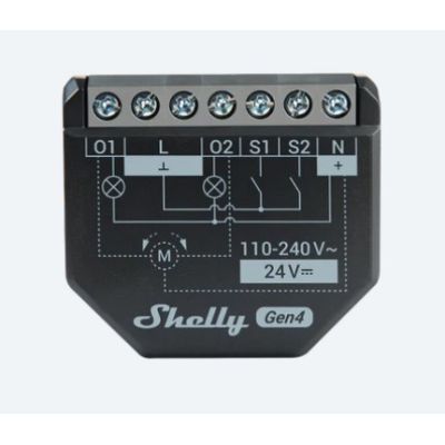 2. Shelly 2PM Gen4 Dual Channel WiFi Energy Meter Controller