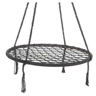 2. GARDEN HAMMOCK SWING STORK'S NEST 80CM GRAY