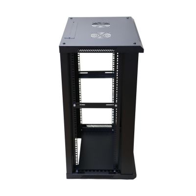 4. Extralink - 19" 18U 600x450 Black Wall Mounted Cabinet