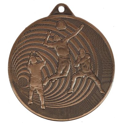 9. Bronze Medal Volleyball Steel Medal MMC3073/B