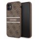 Guess 4G Stripe case for iPhone 11 / Xr 6.1" - brown