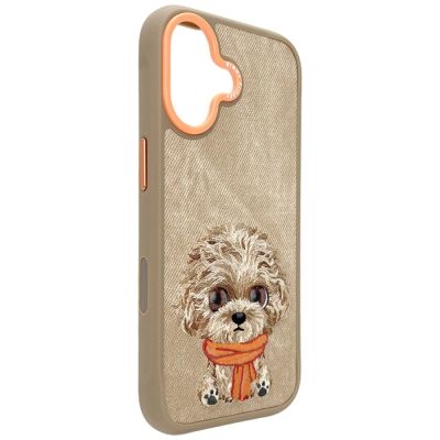 5. Nimmy Big Eyed Pet 2.0 Dog case for iPhone 17 - beige