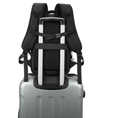 6. NOVEEN CTB500 Black 40x20x25 Cabin Travel Backpack with Pump