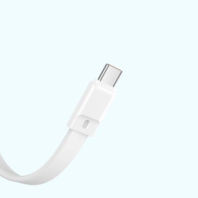 12. Baseus Magnetic Mini MagSafe 10000mAh 30W powerbank with built-in USB-C cable - white + Baseus Simple Series USB-C - USB-C 60W 0.3m cable
