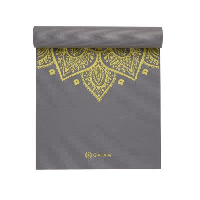 2. Gaiam yoga mat "CITRON SUNDIAL" 6mm 61333