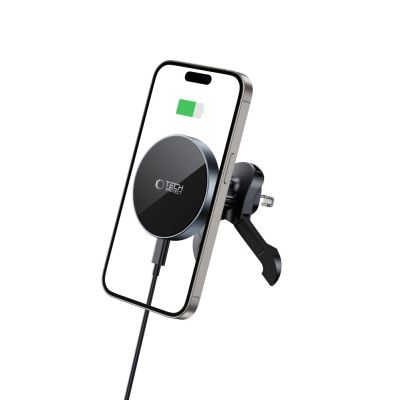3. Tech-Protect mm15W-V5 Magnetic MagSafe Car Air Vent Mount - Black