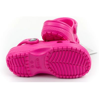 7. Crocs Classic Clog T children's clogs sandals pink comfortable fashionable
