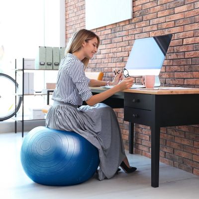 5. Wozinsky WGB65BL Exercise Ball, 65 cm, Blue