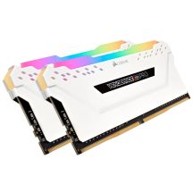 Corsair Vengeance RGB PRO - DDR4 - Kit - 32 GB: 2 x 16 GB - 288-PIN DIMM - 3200 MHz / PC4-25600 - CL16 - 1.35 V - Unbuffered - Non-ECC - White