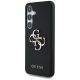 2. Guess Grained Big 4G Logo Small Classic Logo case for Samsung Galaxy S25 Plus black