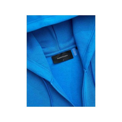 4. Men's PEAK PERFORMANCE M Original Small Logo Zip Hood Blue