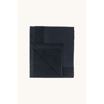 4. Paul&Shark navy blue beach towel 25417071-13 - luxurious, large size