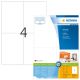 HERMA 4627 Self-Adhesive Labels Rectangle Permanent White 800 pcs.