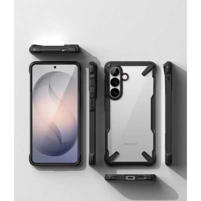 4. Ringke Fusion X Case for Samsung Galaxy S26+ - Transparent Black