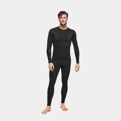 24. Alpinus Active Base Layer Set black and gray thermal underwear M GT43257