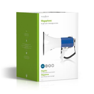2. Nedis Megaphone 1500m 135dB Blue/White