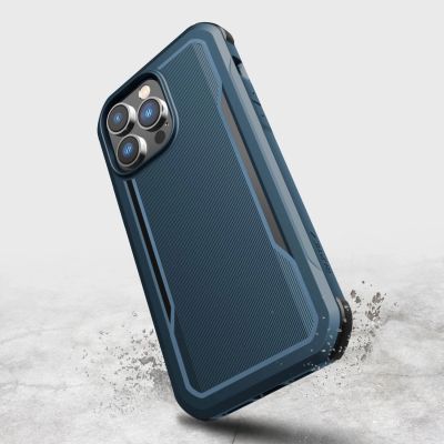 7. Raptic X-Doria Fort Case iPhone 14 Pro Max with MagSafe armored blue cover