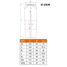 HD Slim Work Trousers, Belt, Size M