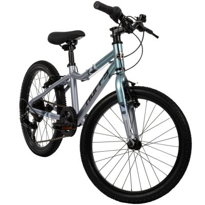 4. Huffy Literide Alu 20” Silver-Turquoise Bike (23005W)