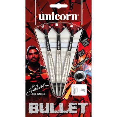 5. Darts soft tip Unicorn Bullet Stainless Steel- Jelle Klaasen 20g: 23531
