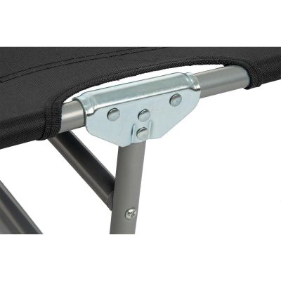 14. FOLDABLE CAMPING BED BLACK
