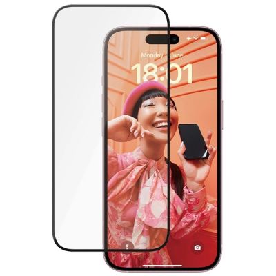 2. PanzerGlass Ceramic Protection ceramic glass for iPhone 15 with positioner