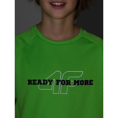 5. Boy's quick-drying sports T-shirt 4F 4FJRSS26TFTSM2391-45S