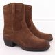 2. Women's brown leather cowboy boots Sergio Leone BT284-S