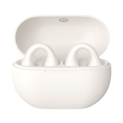2. Baseus Bass 15 Clip Open-Ear Air Headphones (White)