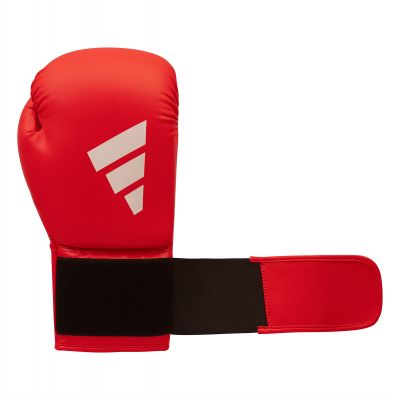 16. Adidas SPEED 175 leather boxing gloves red
