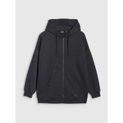 7. Women's sweatshirt with a zipper and hood 4F 4FRSS25TSWSF2152-20S
