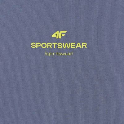 5. Men's T-shirt 4F M2961 denim 4FWAW25TTSHM2961 32S