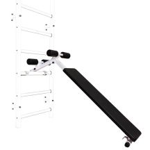 ROTATING EXERCISE BENCH WITH KNEE ROLLERS AND SEAT BENCHK B1W